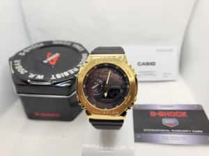 Ceas Casio G shock GM 2100g -1a9er, Gold-Black .Nou, Garantie 2 ani — miniatura 9