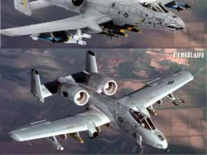 Macheta avion metalica A10 Warthog Thunderbolt II — miniatura 3