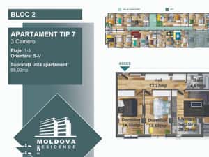 Apartament de vânzare Moldova residence Burdujeni