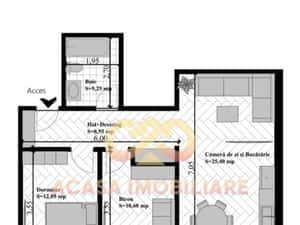 BUCIUM VISAN PRET PROMOTIONAL APARTAMENT 3 CAMERE 67MP — miniatura 6