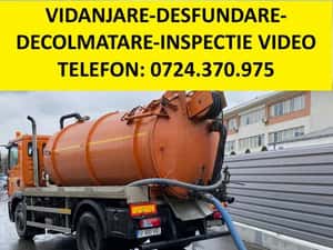 Vidanjare Desfundare Decolmatare Inspectie Video Canalizare — miniatura 8
