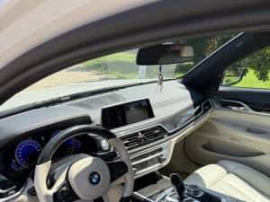 Bmw seria 7 , 730d G11 Interior Alb, Pachet M, Pachet carbon original BMW — miniatura 8