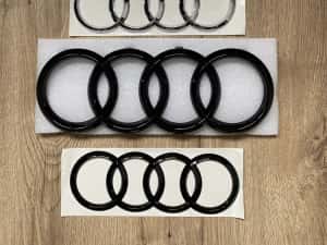 Semn Emblema Logo Embleme Grila Fata Spate Compatibile Audi Q5 Q7 Q8 — miniatura 5