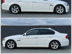 BMW seria 3 E90 320d LCi 184 CP facelift Alb Xenon Trapa Navi Jante — miniatura 2