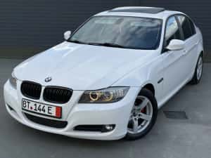 BMW seria 3 E90 320d LCi 184 CP facelift Alb Xenon Trapa Navi Jante — miniatura 9
