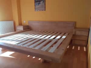 TRANSPORT GRATUIT.Pat matrimonial din lemn masiv cod 219 — miniatura 8