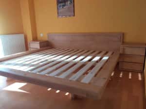 TRANSPORT GRATUIT.Pat matrimonial din lemn masiv cod 219 — miniatura 9