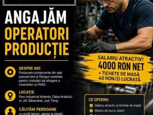 Igrasto HR Angajeaza operator productie in Sanandrei
