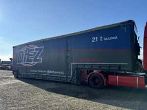 VARIANTE / Trailer agabaritic MEUSBURGER MPG-1 - axa viratoare — miniatura 2