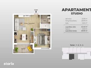 Apartament 2 camere, bloc nou, Aparatorii Patriei metrou — miniatura 6