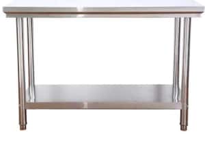 Oferta!!!masa de inox cu polita 200x70x85H pret 1400 lei,NOUA — miniatura 6
