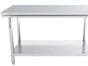 Oferta!!!masa de inox cu polita 200x70x85H pret 1400 lei,NOUA — miniatura 8