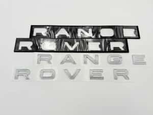 Emblema Compatibila Range Rover fata/spate crom diamant — miniatura 2