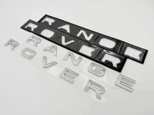 Emblema Compatibila Range Rover fata/spate crom diamant — miniatura 3