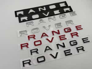 Emblema Compatibila Range Rover fata/spate crom diamant — miniatura 5