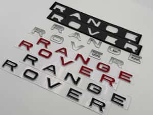 Emblema Compatibila Range Rover fata/spate crom diamant — miniatura 6