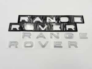 Emblema Compatibila Range Rover fata/spate crom diamant — miniatura 8