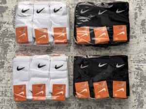 Set 12 perechi sosete / ciorapi | alb/negru - 100% bumbac — miniatura 8