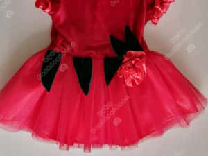 Costum garoafa rochita  rosie copii serbare spectacol halloween — miniatura 8