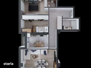 Apartament  3 camere Cug , 79 metri, etaj 1 Cod:152249 — miniatura 5