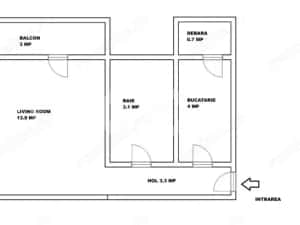 Apartament de vanzare 2 camere balcon etaj 2 in Avrig zona Sticla — miniatura 3