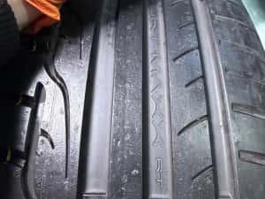 Roti/ jante aliaj R17 originale Vw Golf Passat Caddy 225/45/17 Dunlop — miniatura 8