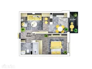 Apartament 2 camere — miniatura 6