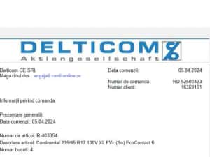 Set Jante ATS 7Jx17 cu Senzori si Anvelope Continental 235/65 R17 — miniatura 8