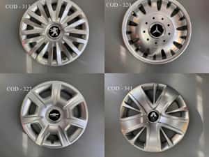Capace roti 15" + 4 sigle SEAT Skoda Opel Audi Dacia VW BMW Toyota