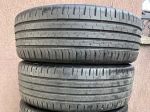4 anvelope vara 195/55 R16, Continental, 6mm profil ramas! DOT 2017 — miniatura 1