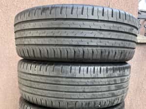 4 anvelope vara 195/55 R16, Continental, 6mm profil ramas! DOT 2017 — miniatura 9
