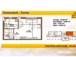 Berceni Metrou - Garsoniera ,bloc nou 2026, in constructie — miniatura 3