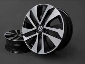 Jante aliaj 16 inch Originale VW Golf 7 8 Jetta Touran II Karlstad – 5x112 – Noi 0 KM — miniatura 3