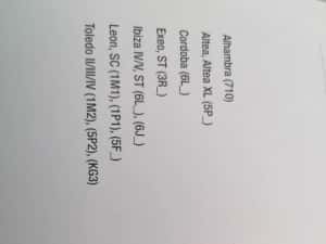 Prezoane lungi/standard Vw, Audi, Seat, Skoda, Mercedes. — miniatura 7