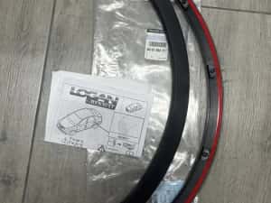 Ornamente protecție aripi(seceri late) spate Logan 2004-2013 originale — miniatura 3