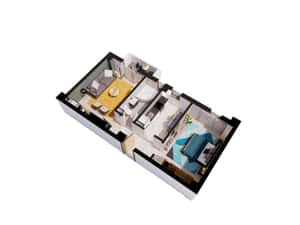 Direct Dezvoltator: 2 Camere, Decomandat, Etaj Intermediar, Pacurari