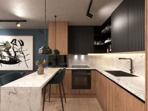 Zona b-dul Unirii (Shopping Park)–BLOC NOU–ap. cu 2 camere, finisat — miniatura 1