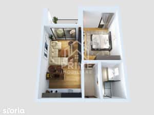 APARTAMENT 1 CAMERA, 40MP, ZONA LIDL CETATE ALBA IULIA — miniatura 6