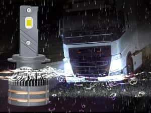 Două Becuri Led H1,H4,H7,H8,H9,H11, EXCLUSIV 24V-36V (24000LM/200W) — miniatura 4