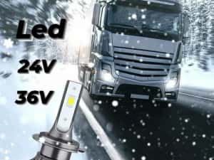 Două Becuri Led H1,H4,H7,H8,H9,H11, EXCLUSIV 24V-36V (24000LM/200W) — miniatura 7