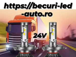 Două Becuri Led H1,H4,H7,H8,H9,H11, EXCLUSIV 24V-36V (24000LM/200W) — miniatura 10