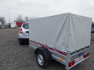 Remorca auto cu prelata 750kg,REPO,RAR,CIV-Gratuit