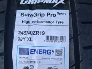 Anvelope noi vara Gripmax 245/40R19 275/35R19 — miniatura 4