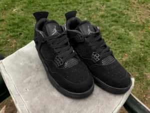 Adidasi Jordan 4 black cat produs nou — miniatura 3