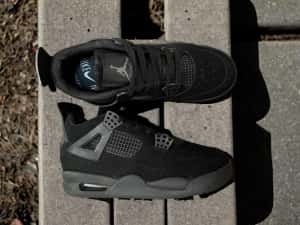 Adidasi Jordan 4 black cat produs nou — miniatura 6