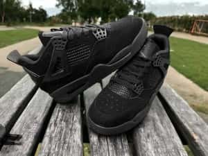 Adidasi Jordan 4 black cat produs nou — miniatura 7