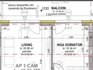 Apartament de 2 camere, 45 mp, zona Eroilor