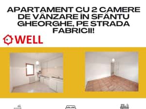 Apartament cu 2 camere de vânzare în Sf.Gheorghe, pe strada Fabricii!