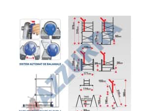 schela mobila transformabila schela modulara aluminiu — miniatura 7