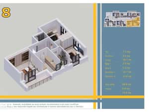 3 camere luminoase, balcon 6,8 mp, Theodor Pallady — miniatura 4